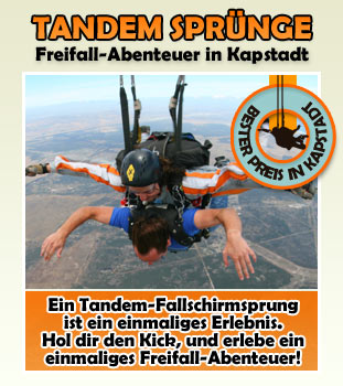 Tandem Fallschirmspringen Kapstadt